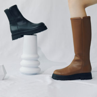 Active and elegant rubber sole boots