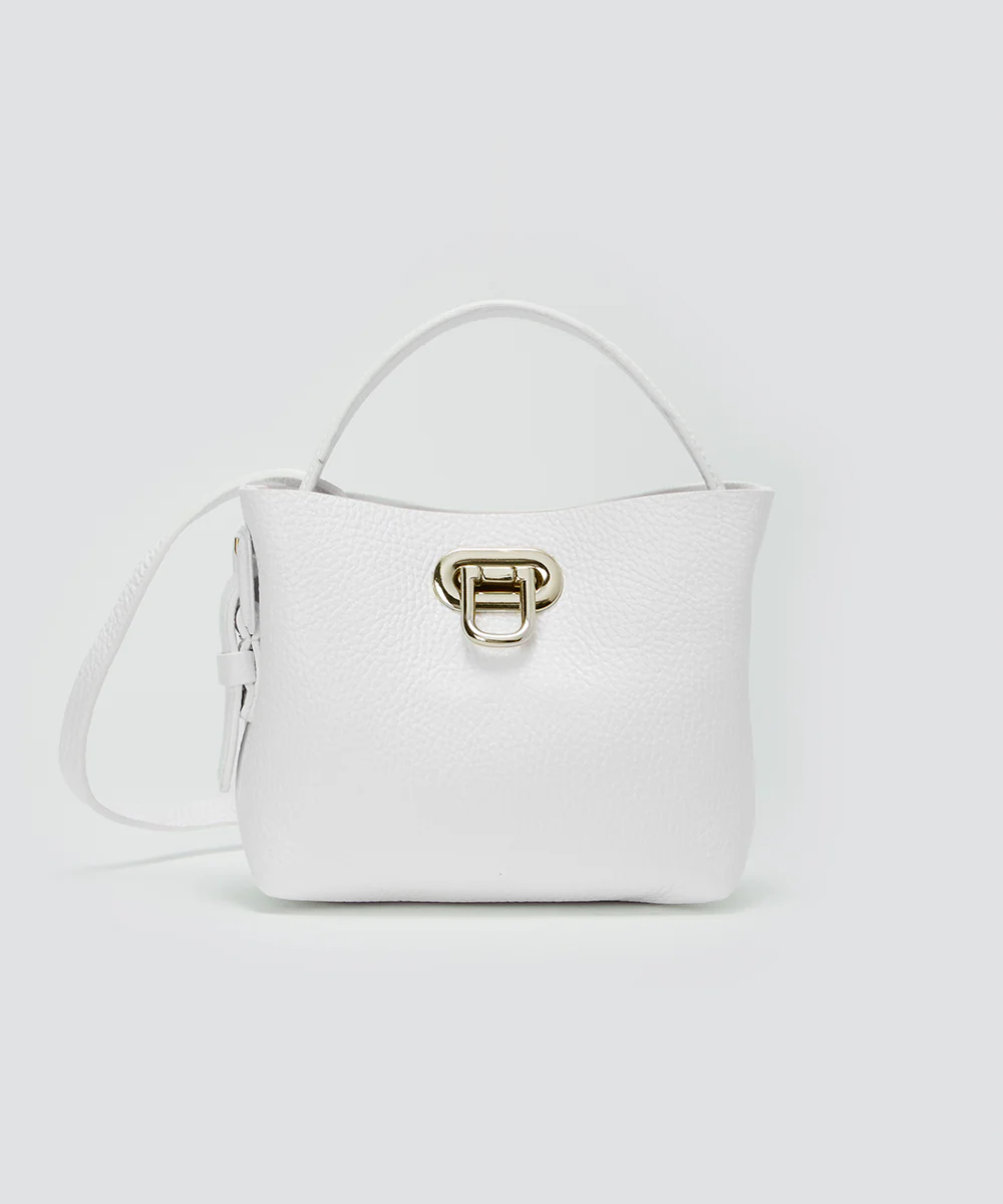 ANELLI TURNLOCK MINI バッグ WHITE