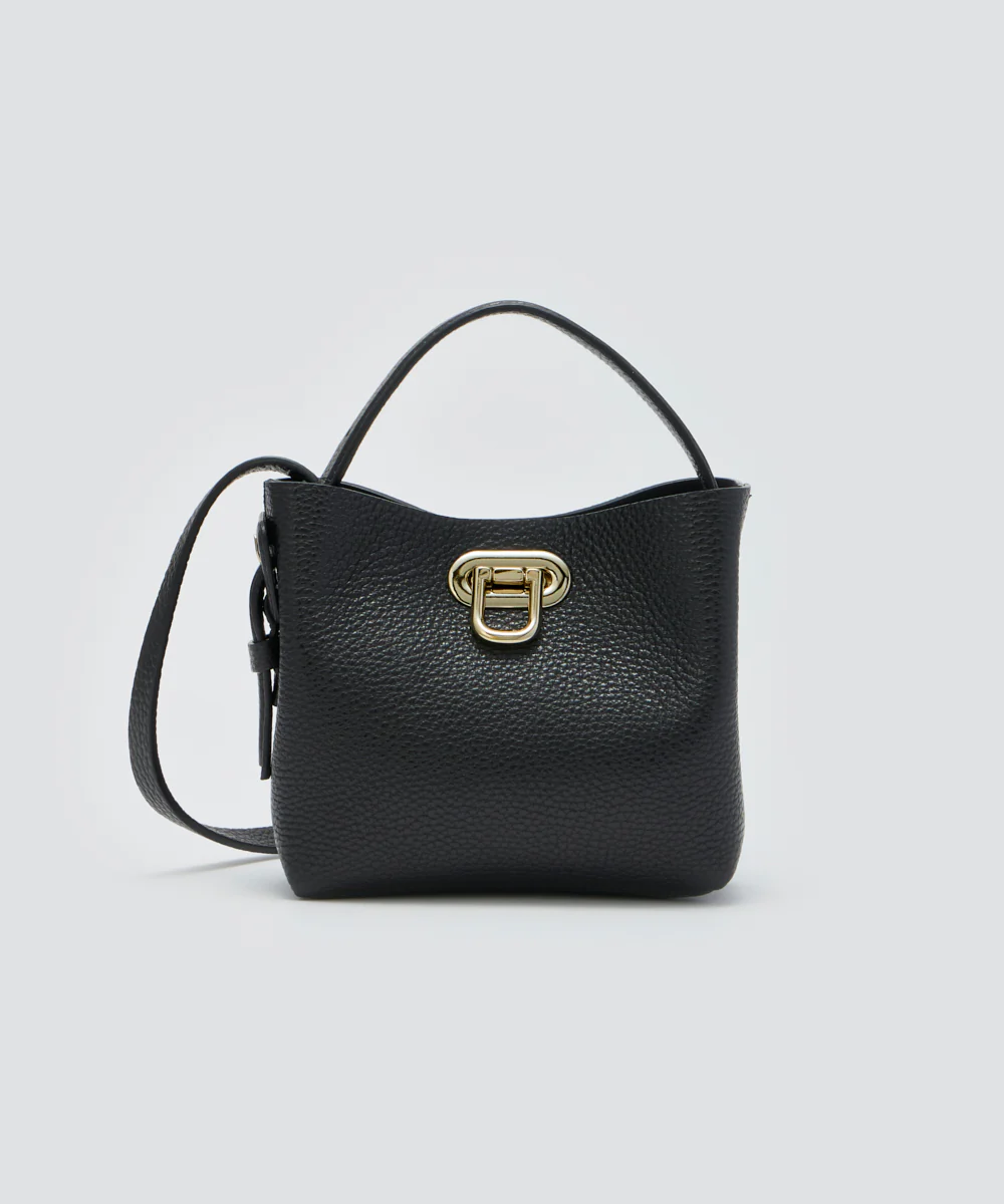 ANELLI TURNLOCK MINI バッグ BLACK