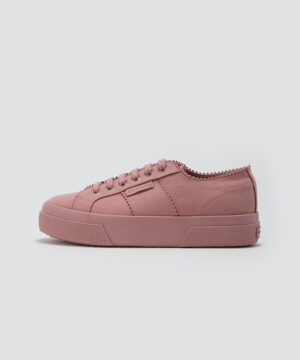 【PELLICO×SUPERGA】 撥水 スウェードスニーカー 3.5cm PINK