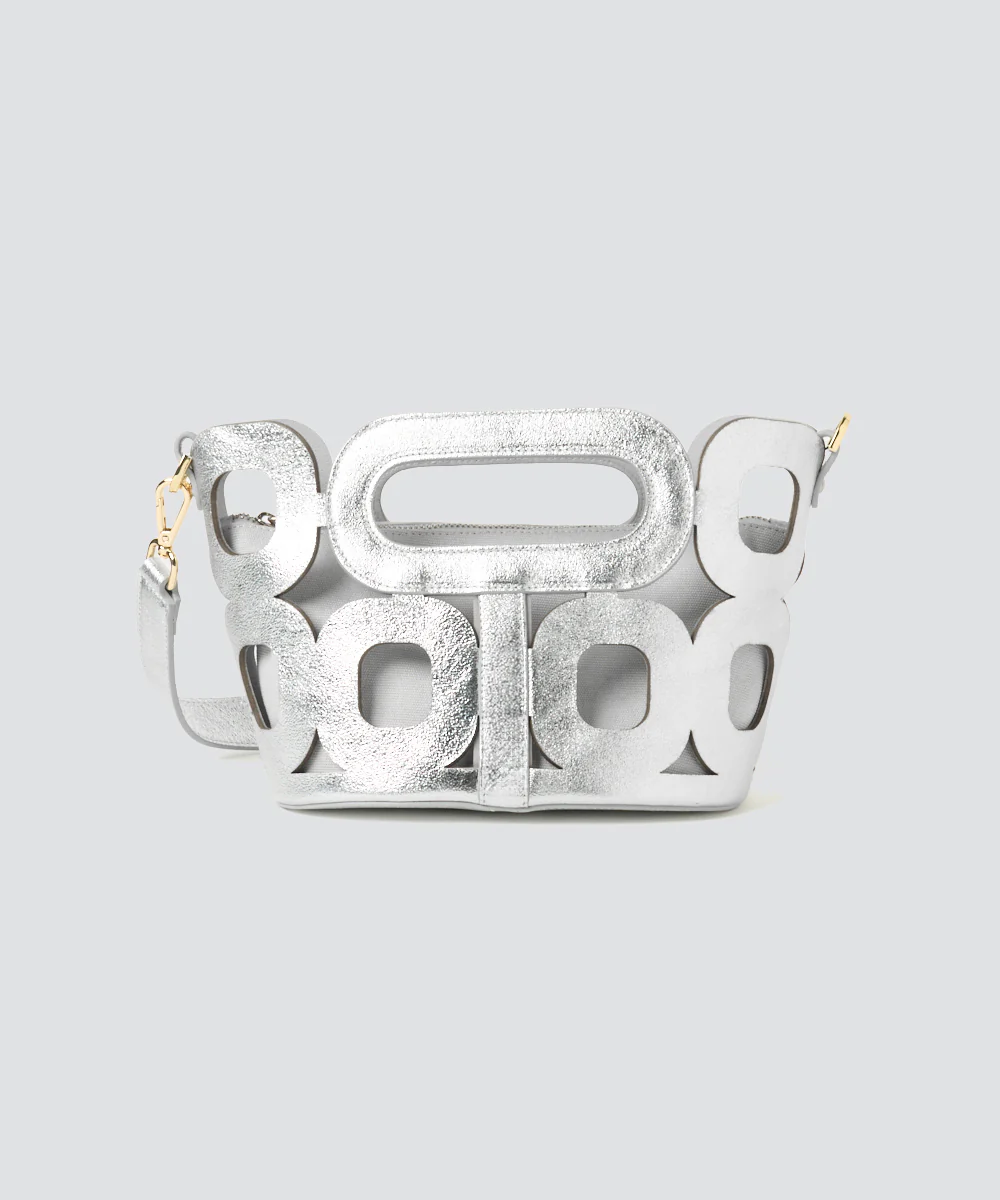 ANELLI HANDLES MINI バッグ SILVER