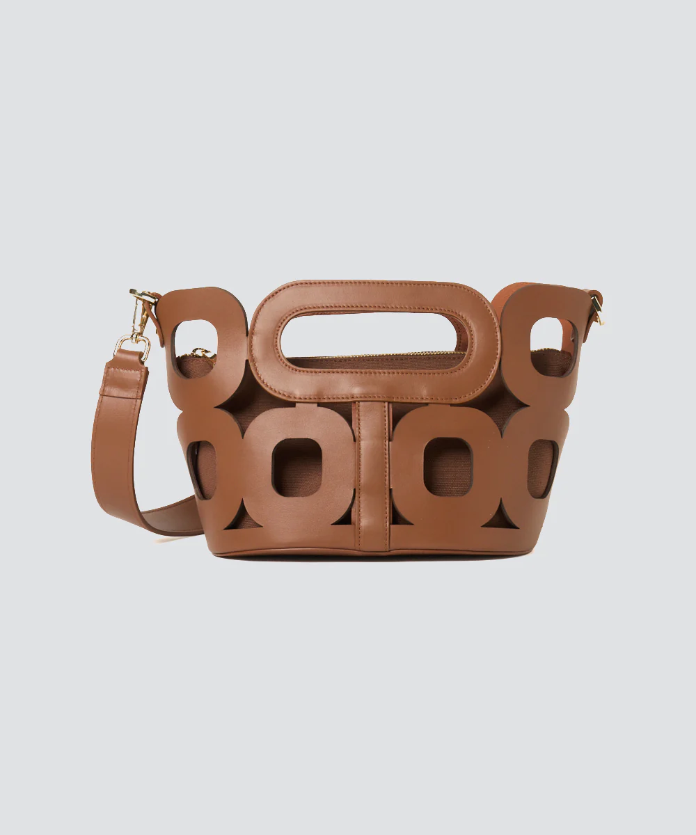 ANELLI HANDLES MINI バッグ CAMEL
