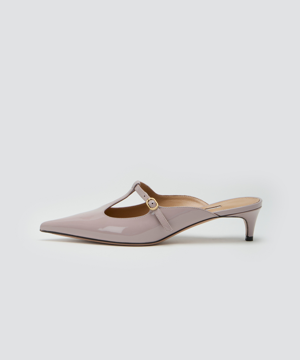 CUORE Tストラップ パンプス 3.5cm DAWN PINK