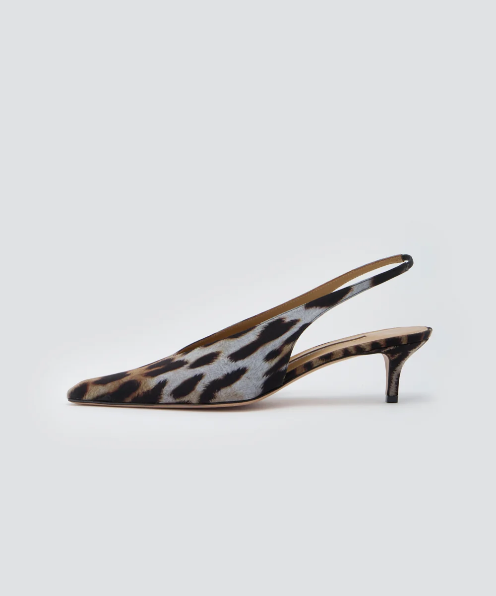 VIOLA バックスリング パンプス 5.0cm LEOPARD