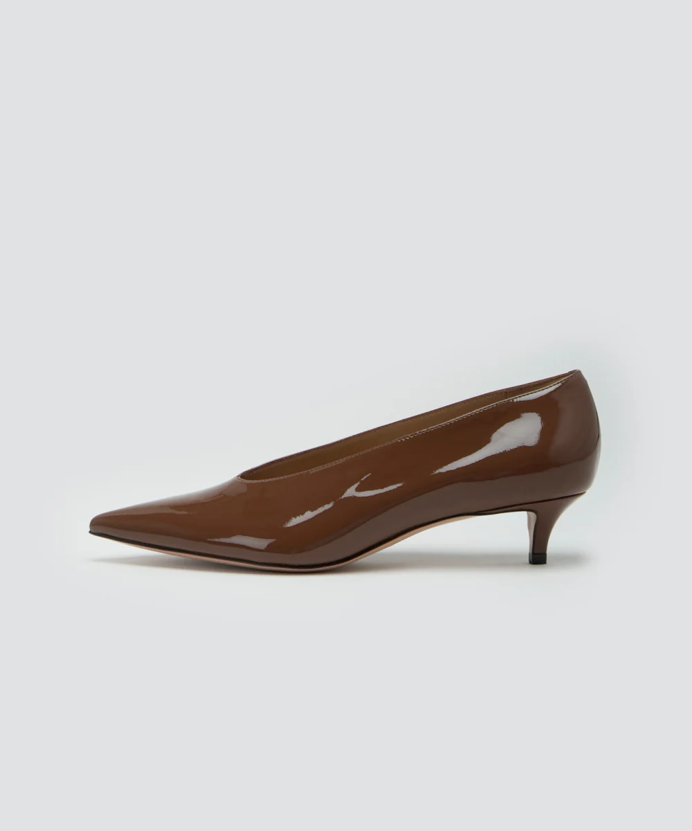 ANIMA パンプス 3.5cm BROWN